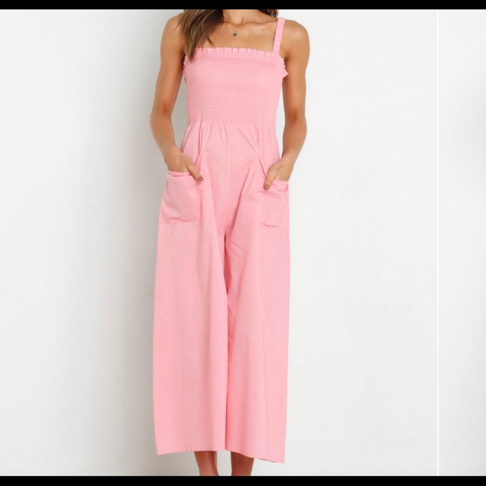 Petal & Pup WAVES JUMPSUIT - PINK